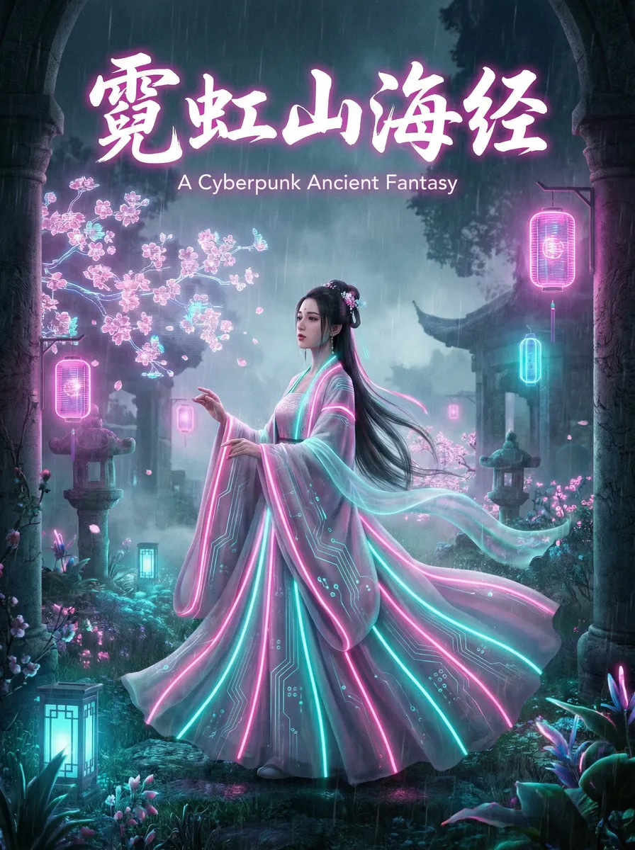 光棍天堂免费手机观看在线观看 古风奇缘短剧 - 霓虹山海经海报